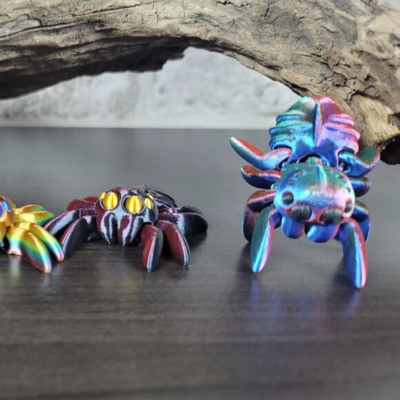 Tiny Spiders FUN SIZE | Halloween Decor | Fun Fidget Toy | 3D Printed - Picture 7 of 11